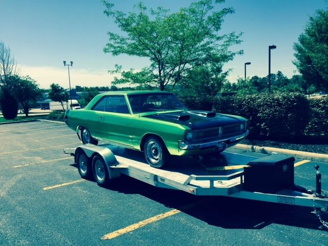 1972 Toxic Green Dodge Dart Hardtop
