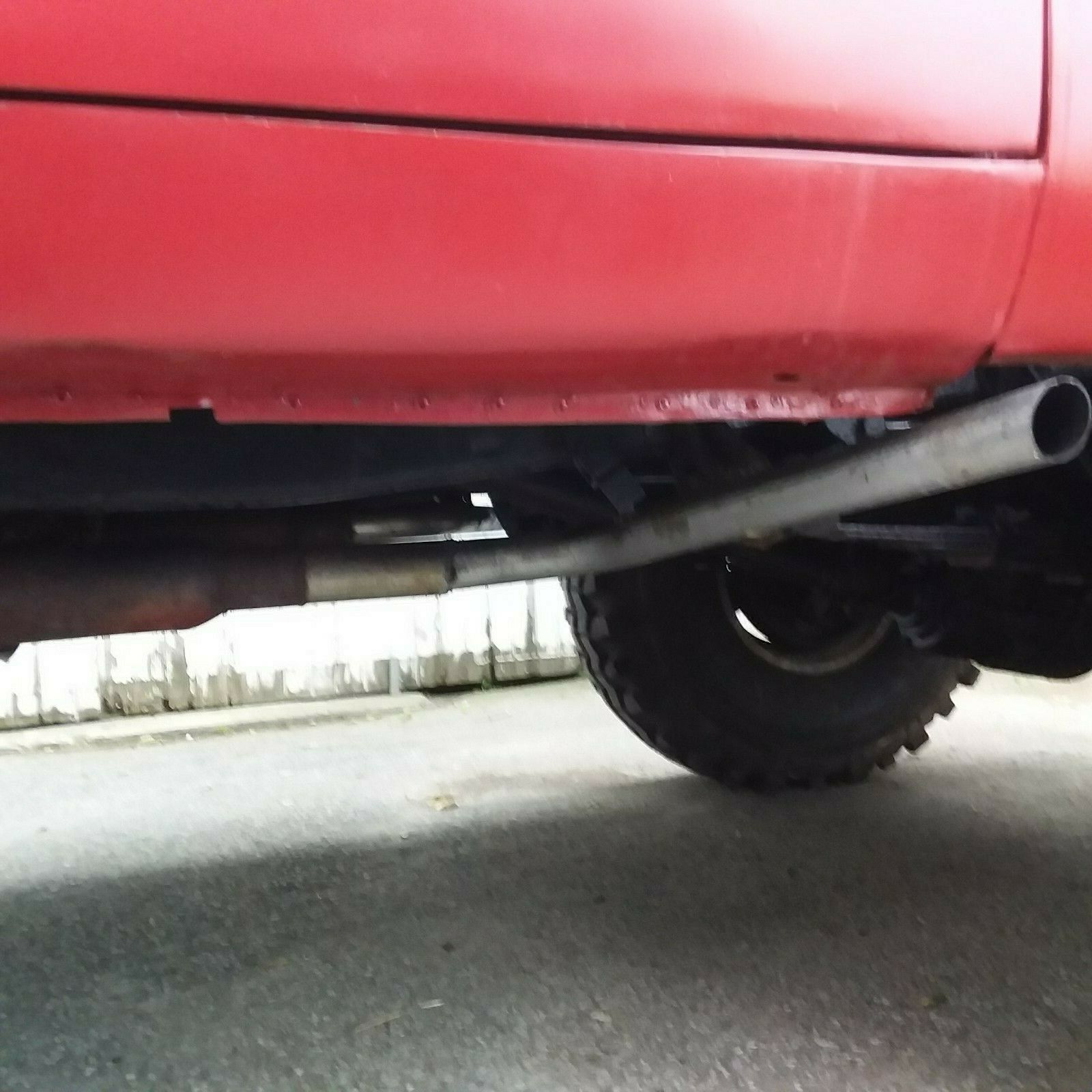 1972 Red Ford Bronco Half Cab / Convertible