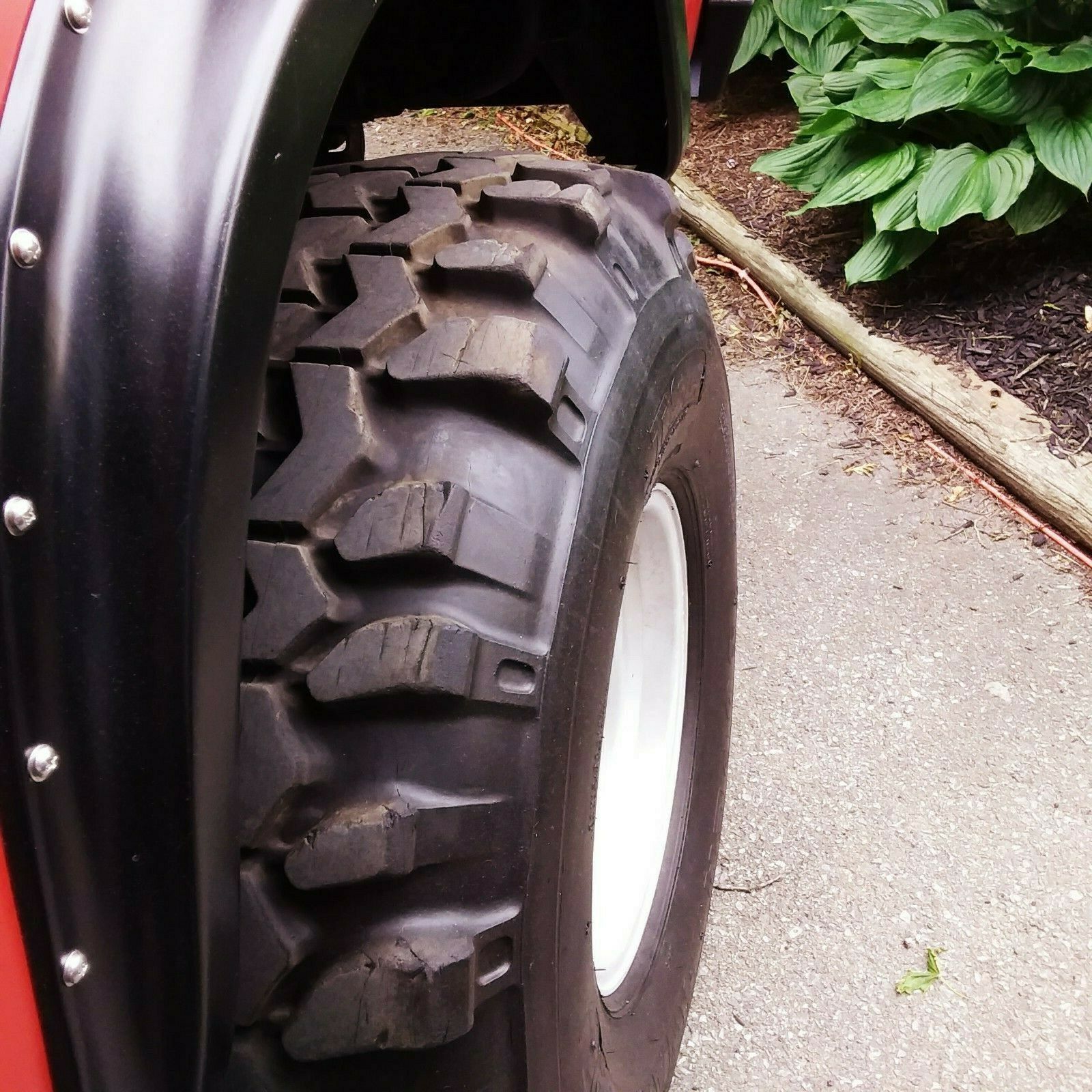 1972 Red Ford Bronco Half Cab / Convertible