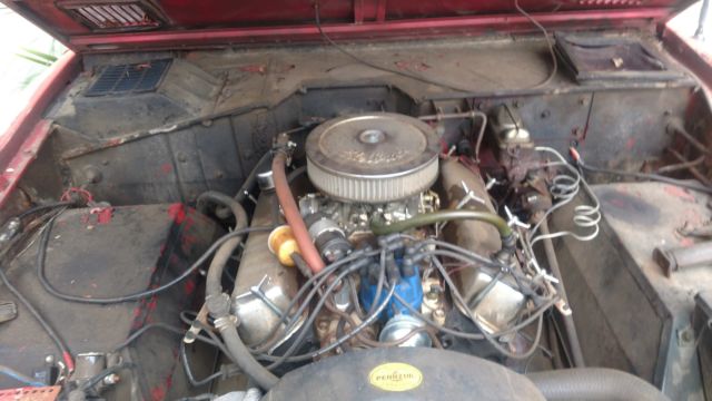 1972 Red Ford Bronco