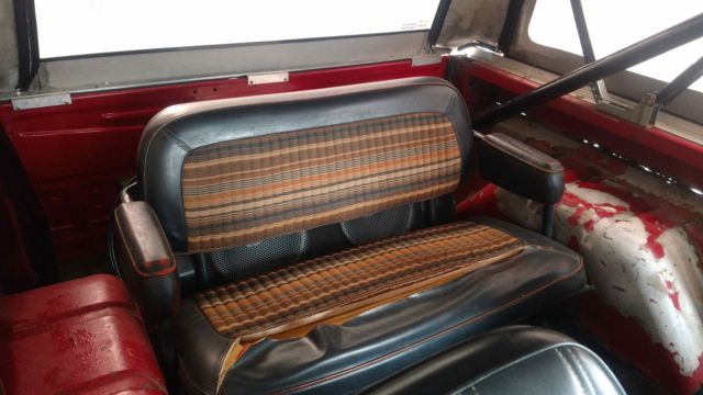 1972 Red Ford Bronco