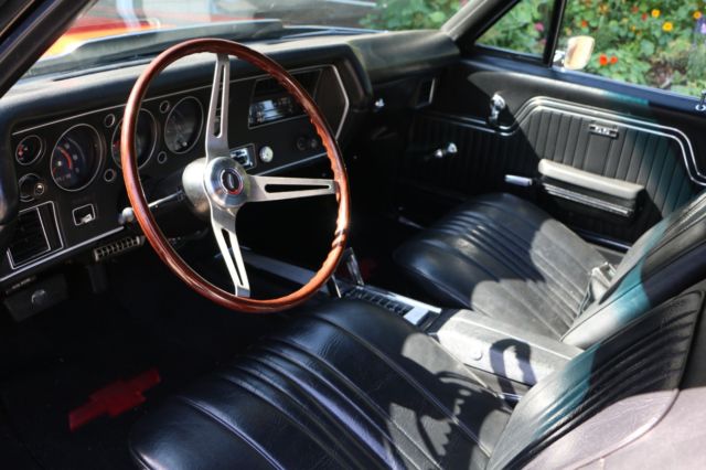 1972 Black / Red Chevrolet El Camino Pickup