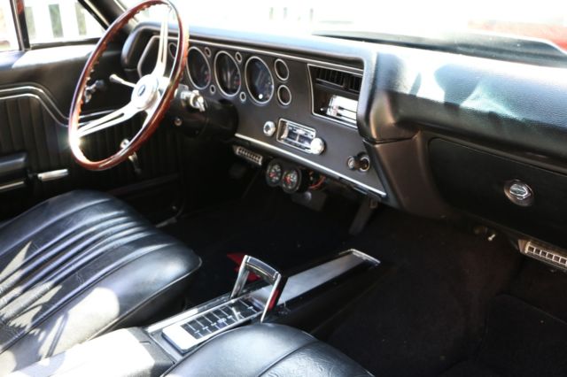 1972 Black / Red Chevrolet El Camino Pickup