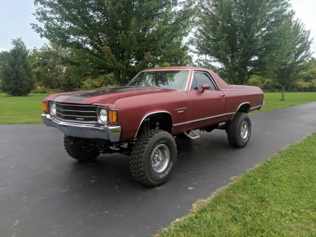 1972 Red Chevrolet El Camino