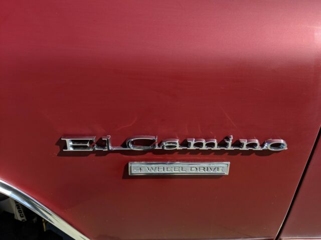 1972 Red Chevrolet El Camino