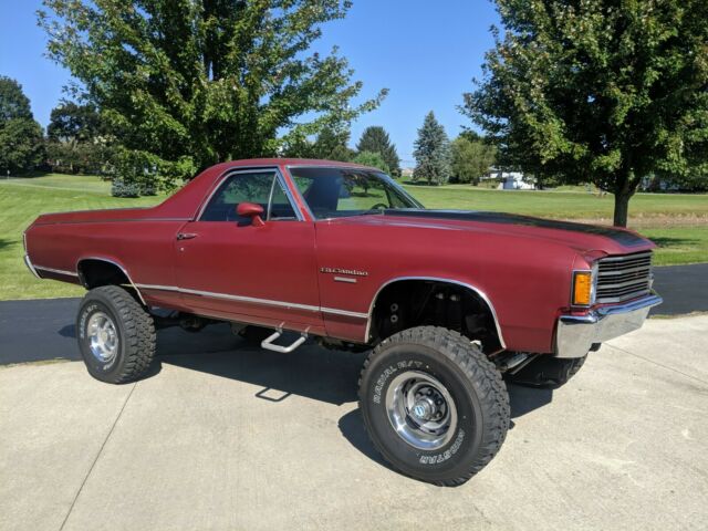 1972 Red Chevrolet El Camino
