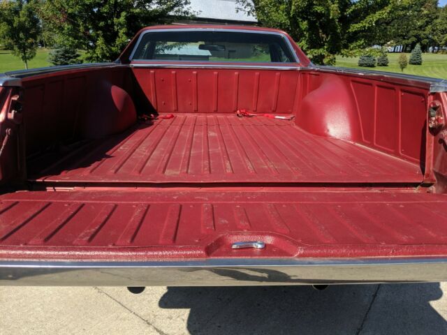 1972 Red Chevrolet El Camino