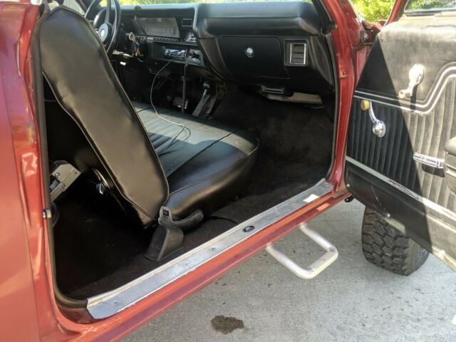 1972 Red Chevrolet El Camino