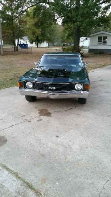 1972 Green Chevrolet El Camino