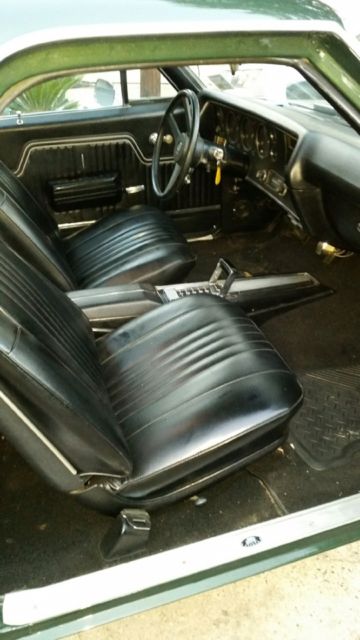 1972 Green Chevrolet El Camino