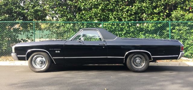 1972 Black Chevrolet El Camino 2 DR Pickup