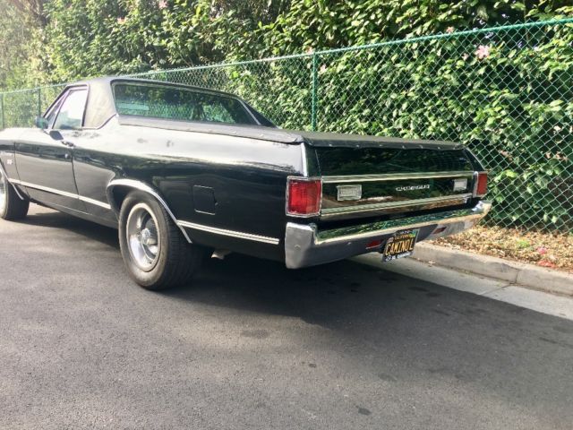 1972 Black Chevrolet El Camino 2 DR Pickup