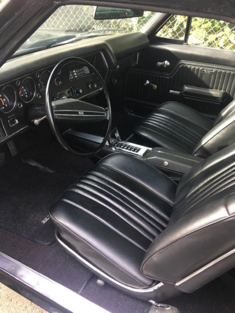 1972 Black Chevrolet El Camino 2 DR Pickup