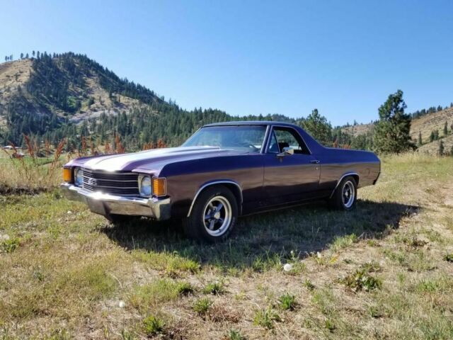 1972 Purple Chevrolet El Camino