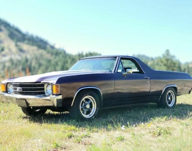 1972 Purple Chevrolet El Camino