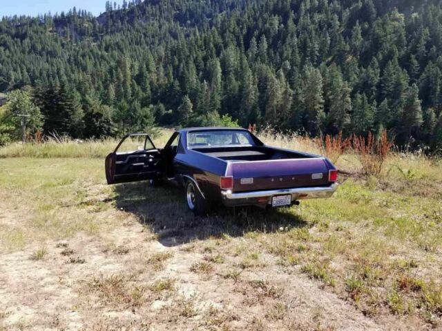 1972 Purple Chevrolet El Camino
