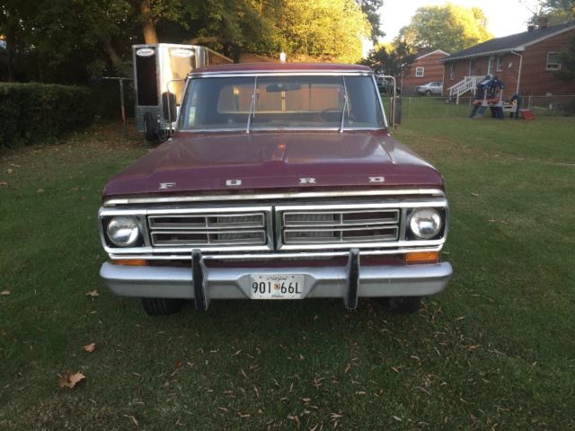 1972 Burgundy Chevrolet Other Pickups Standard Cab Pickup