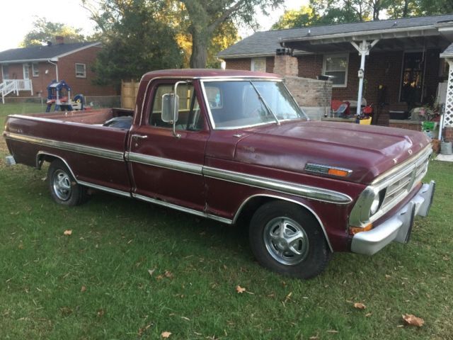 1972 Burgundy Chevrolet Other Pickups Standard Cab Pickup