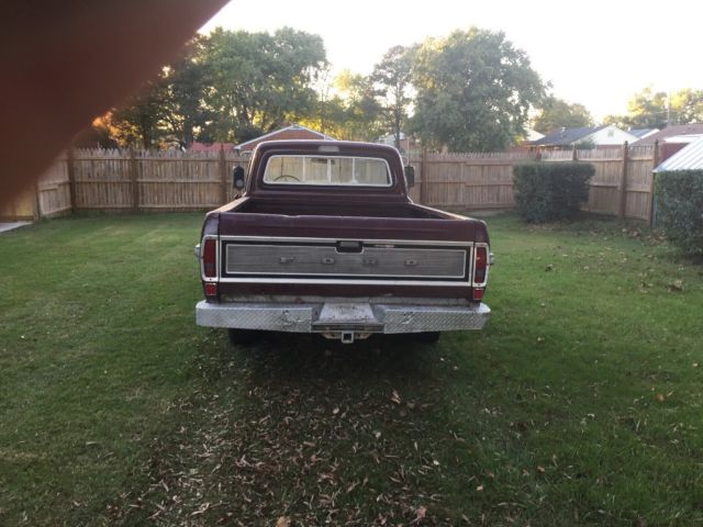 1972 Burgundy Chevrolet Other Pickups Standard Cab Pickup