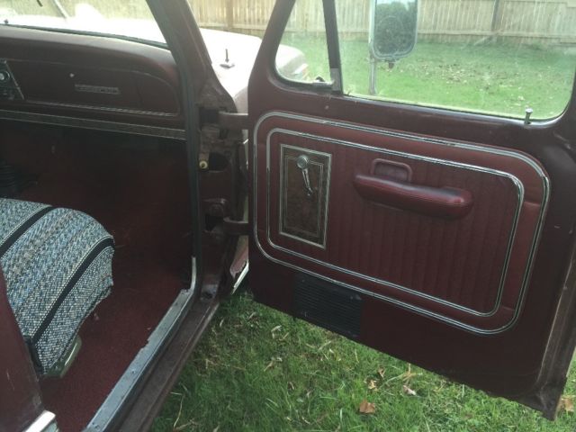 1972 Burgundy Chevrolet Other Pickups Standard Cab Pickup