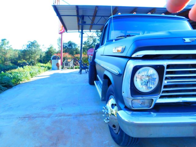 1972 Flat Black Ford F-350 Standard Cab Pickup