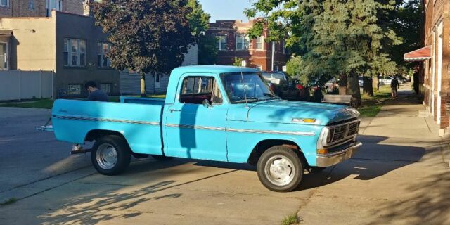 1972 Blue Ford F-100