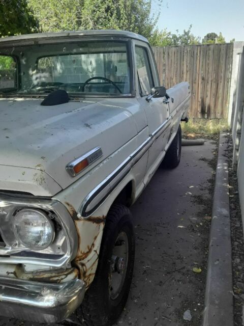 1972 White Ford F-100 Longbed