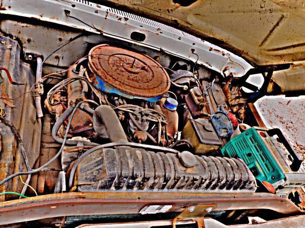 1972 White Ford F-350