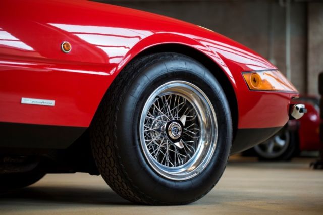 1972 Red Ferrari 365 GTB/4 Daytona Spyder Conversion Convertible