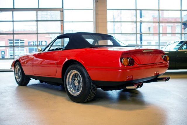 1972 Red Ferrari 365 GTB/4 Daytona Spyder Conversion Convertible