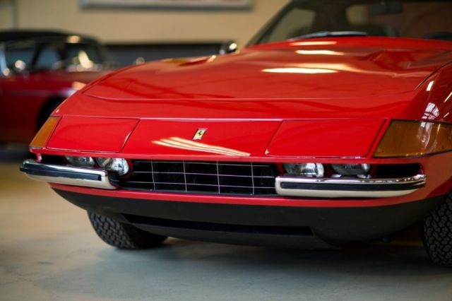 1972 Red Ferrari 365 GTB/4 Daytona Spyder Conversion Convertible