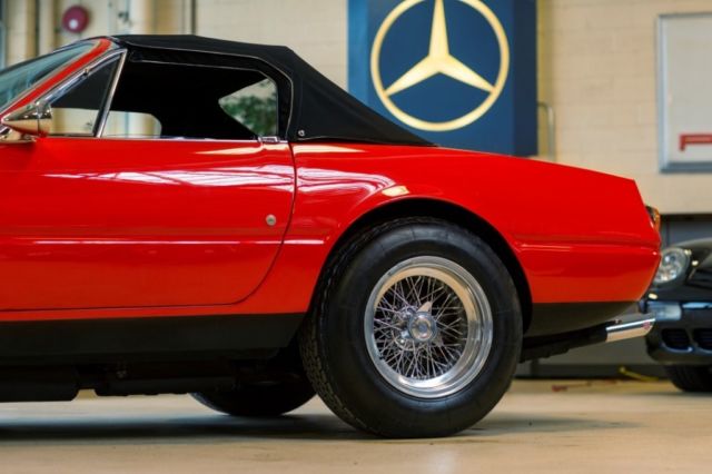 1972 Red Ferrari 365 GTB/4 Daytona Spyder Conversion Convertible