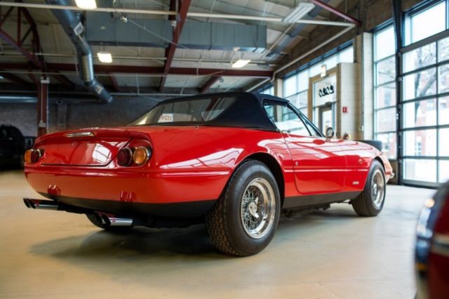 1972 Red Ferrari 365 GTB/4 Daytona Spyder Conversion Convertible
