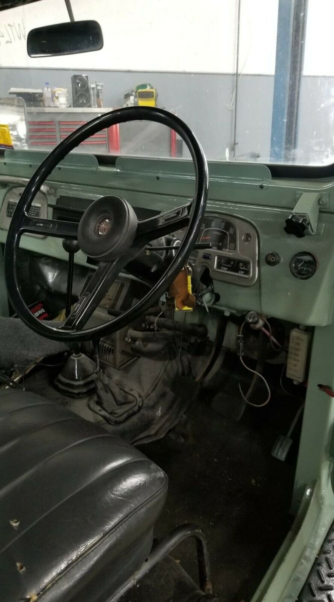 1972 Green Toyota Land Cruiser Standard Cab Pickup