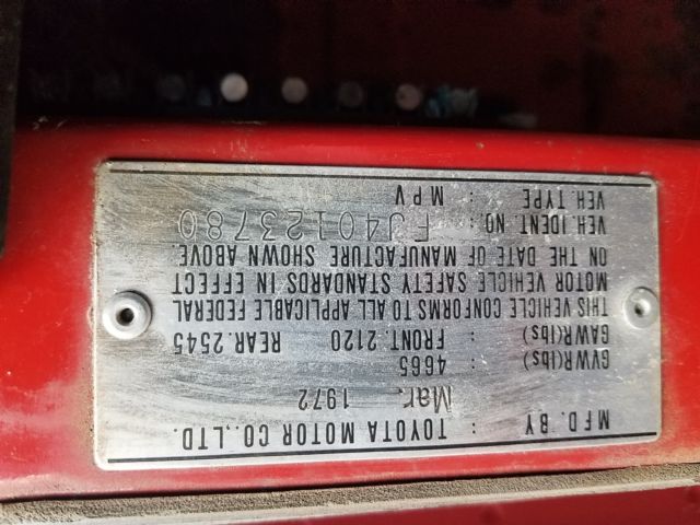 1972 Toyota Land Cruiser