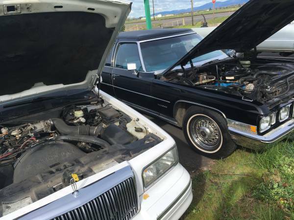 1972 Black Cadillac Fleetwood