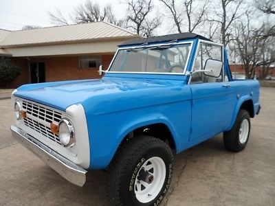 1972 Red Ford Bronco Coupe