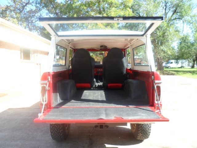 1972 Red Ford Bronco Coupe
