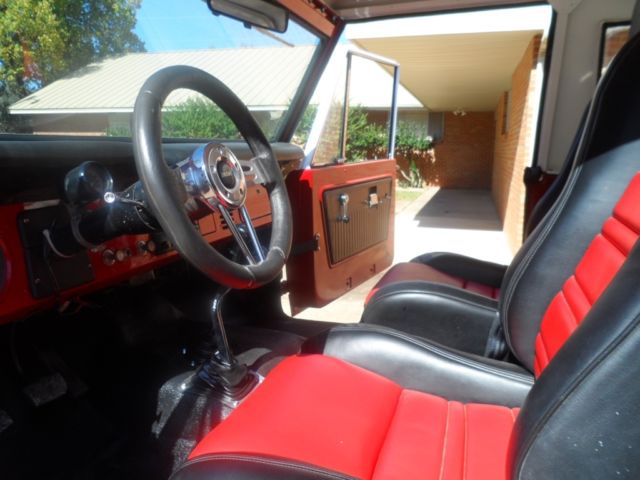 1972 Red Ford Bronco Coupe