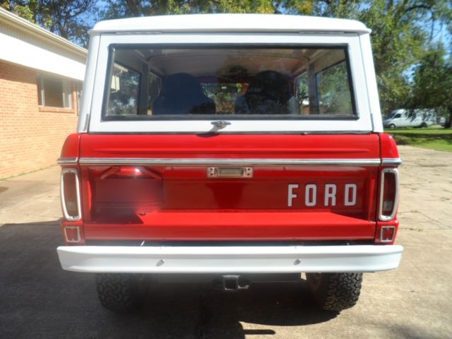 1972 Red Ford Bronco Coupe