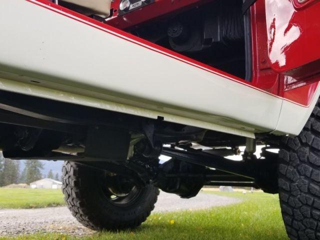 1972 red Ford Bronco
