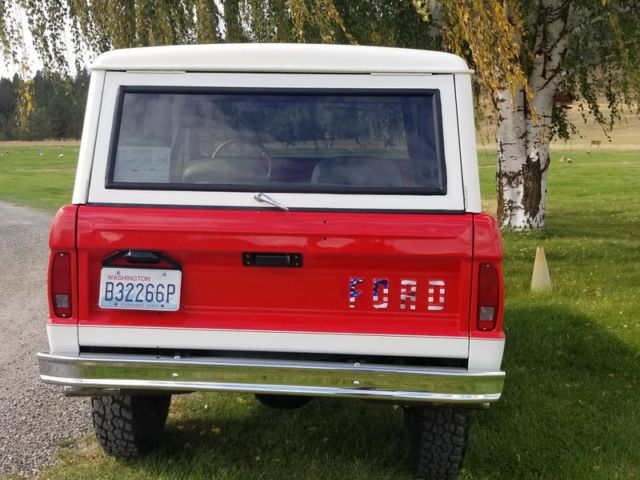1972 red Ford Bronco