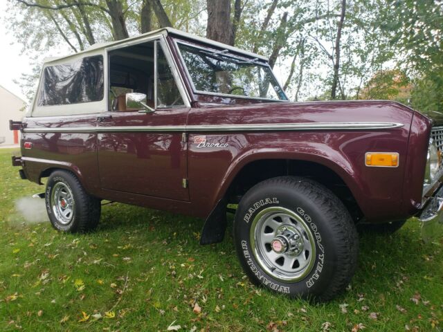 1972 Metallic Plum Ford Bronco Convertible