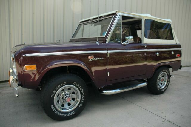1972 Metallic Plum Ford Bronco Convertible