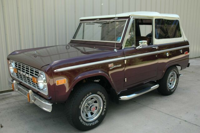 1972 Metallic Plum Ford Bronco Convertible