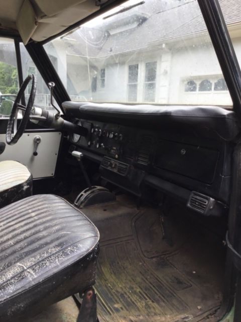 1972 White Ford Bronco Cab & Chassis