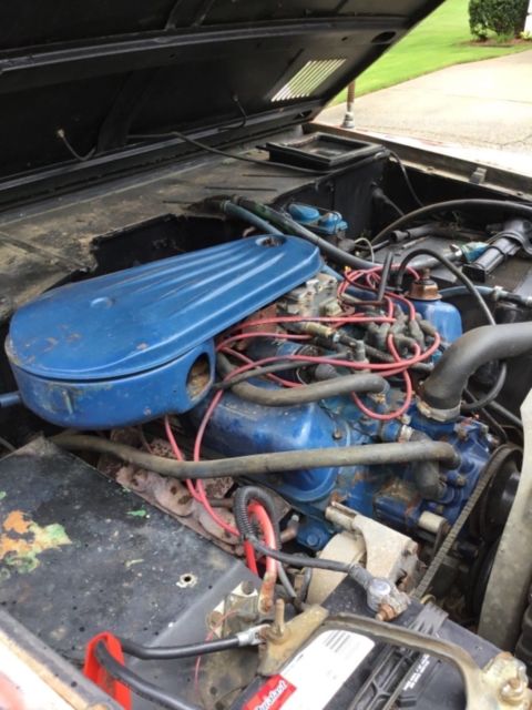 1972 White Ford Bronco Cab & Chassis