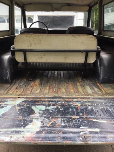 1972 White Ford Bronco Cab & Chassis