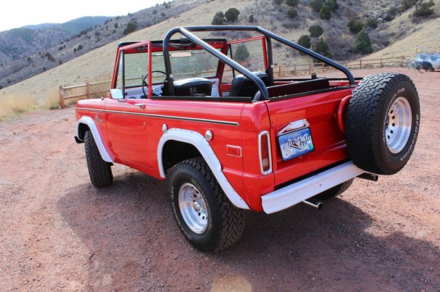 1972 Red Ford Bronco SUV