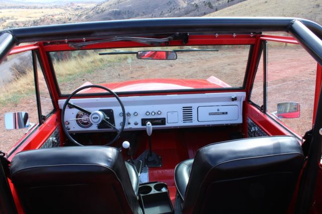 1972 Red Ford Bronco SUV